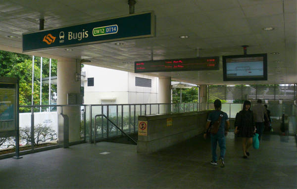 Bugis MRT Station Exit B
