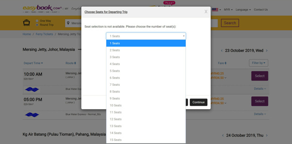 Buy Bluewater Express Ticket To Tioman Island Online Via Easybook - 2