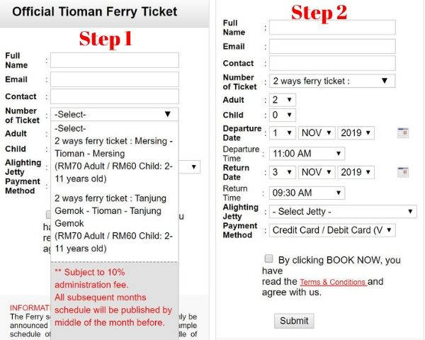 Buy Bluewater Express Ticket To Tioman Island Online Via Tiomanferryticket- 1