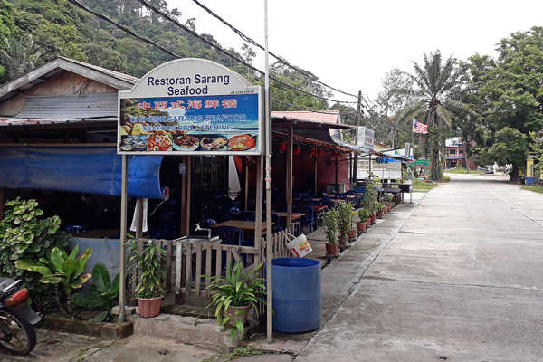 Sarang Seafood Restaurant at Tekek Village